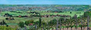 Voir le détail de cette oeuvre: Panoramique de Bergerac et ses coteaux...!